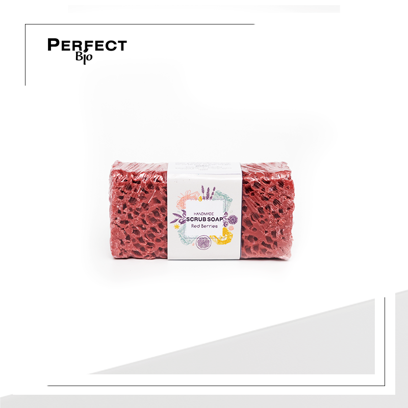 Savon gommage Fruits rouges