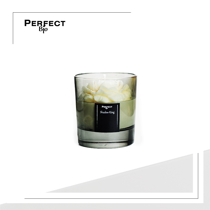 Bougie tasse noir